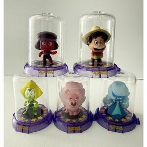 Steven Universe Domez Dome Figures X 5 Zag Toys Pre-Owned Cartoon Network